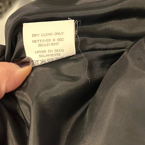 Vintage Houndstooth Blazer Size M Black White Single Breasted - Picture 7 of 10